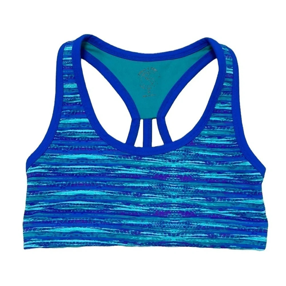 Threads 4 Thought Sports Bra Blue Size Small